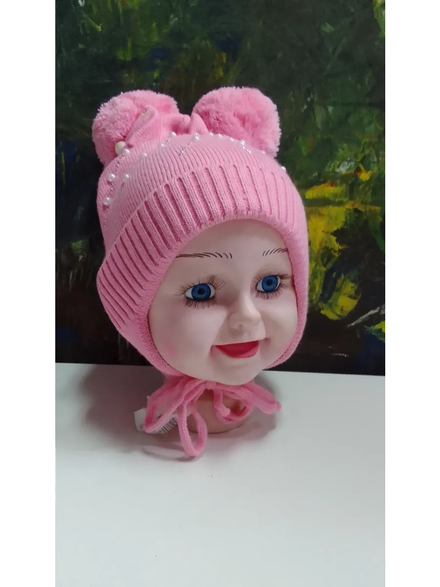 шапочка детская весна