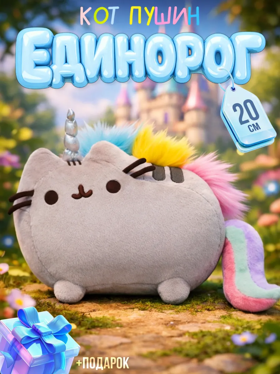 Плюшевый Мир / Пушин кот игрушка мягкая