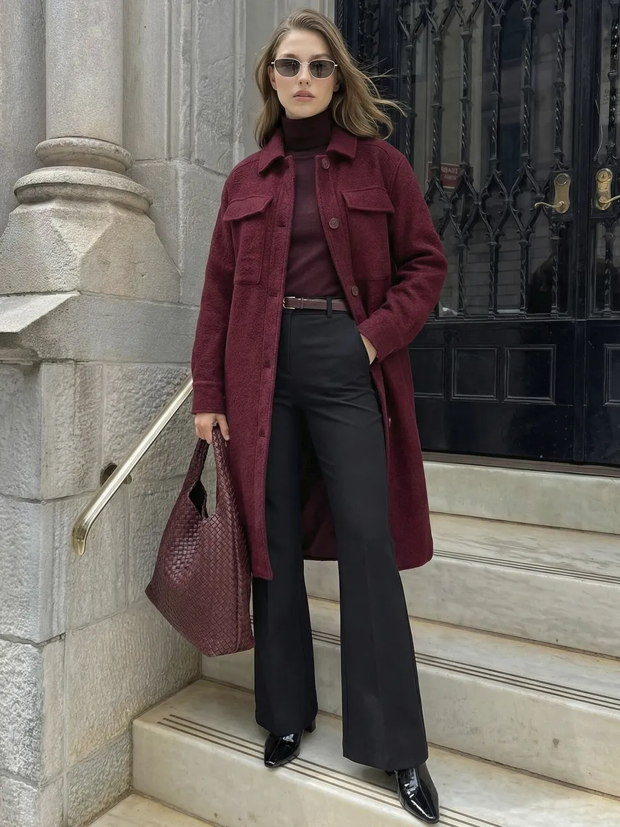 TAIFUN by GERRY WEBER / Пальто демисезонное из шерсти