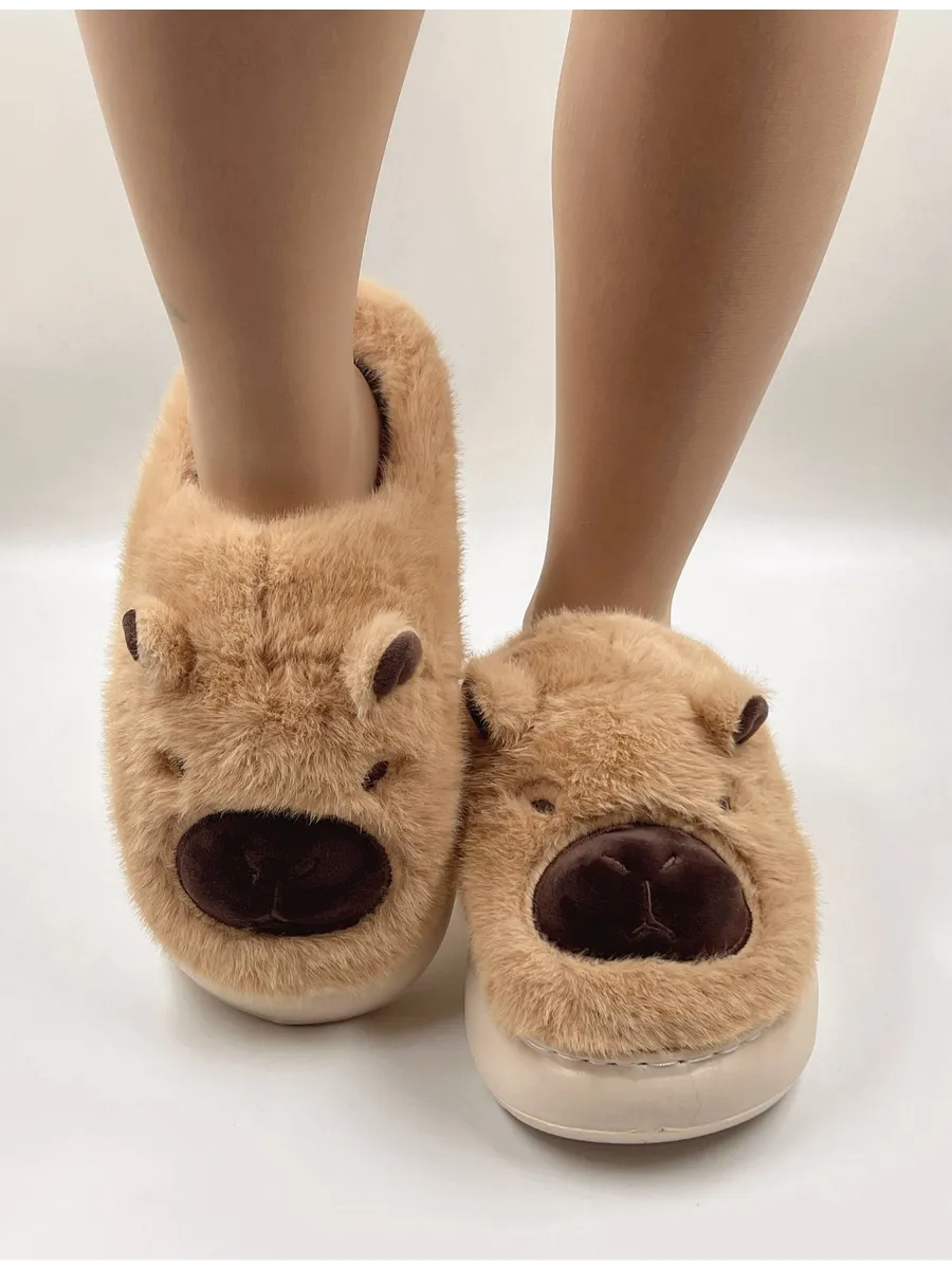 K&h Collection / Тапочки домашние меховые "Капибарочки"