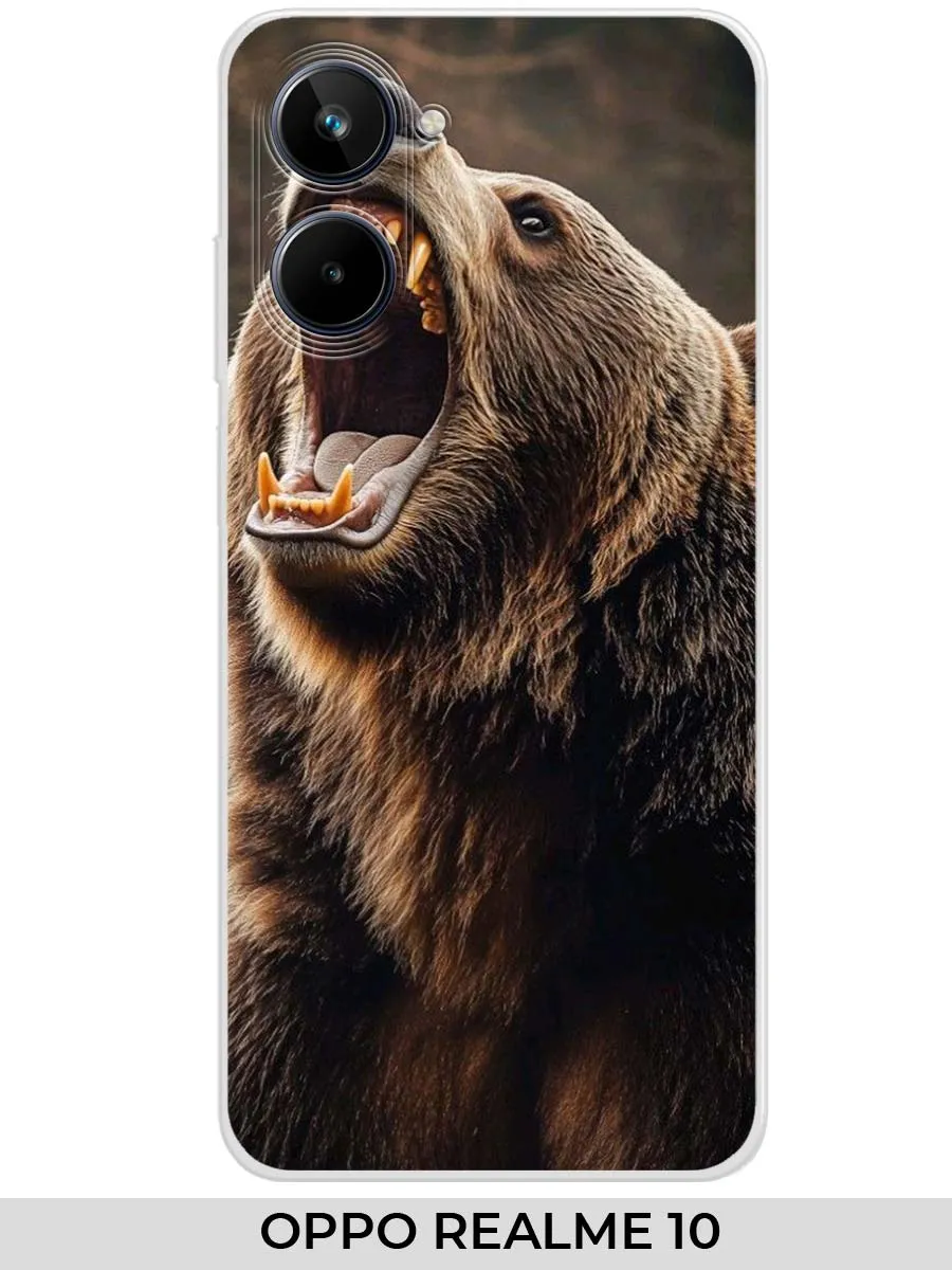 oppo / Чехол на Realme 10 (для Реалми 10) Медведь