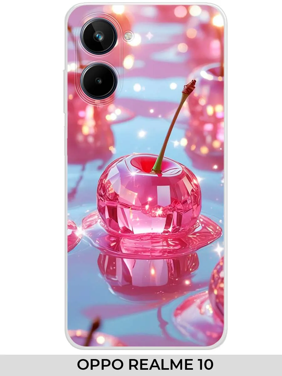 oppo / Чехол на Realme 10 (для Реалми 10) вишня