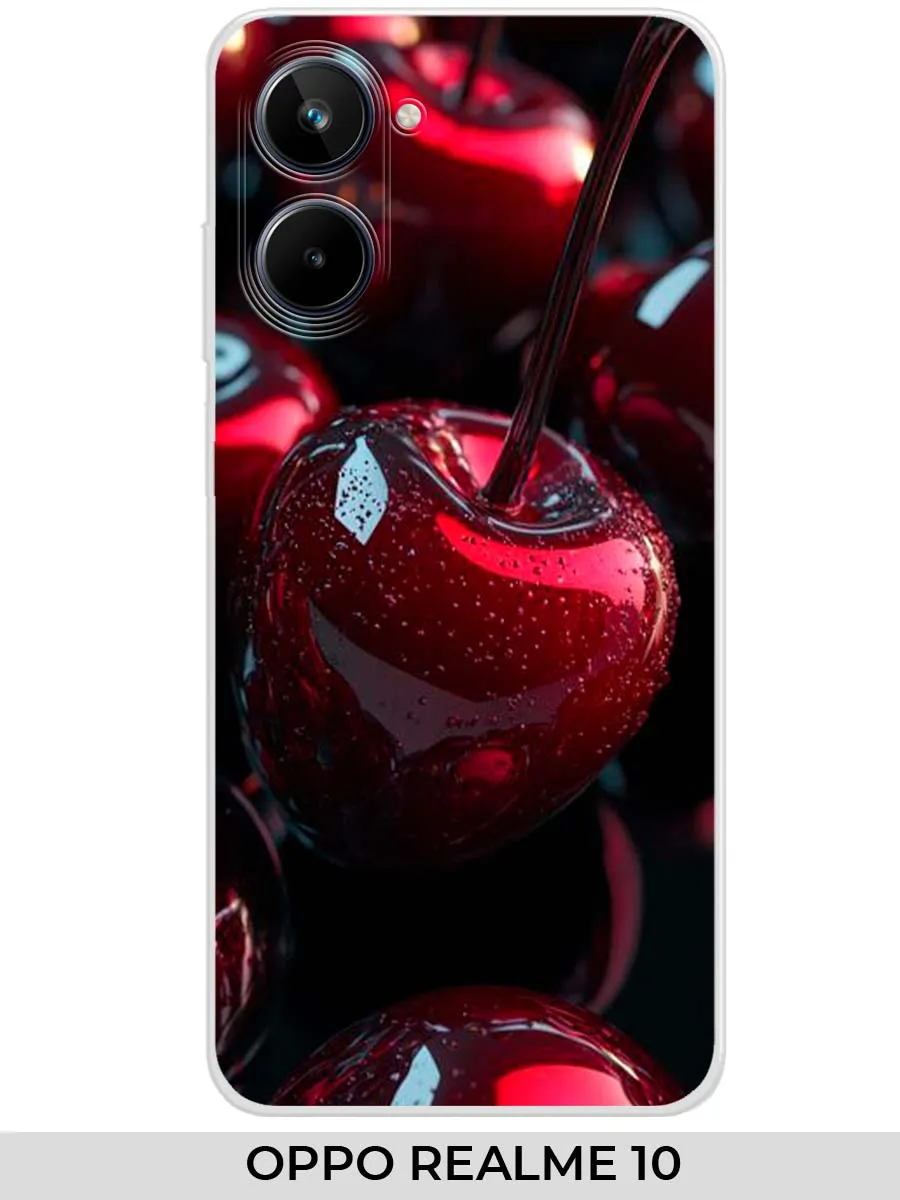 oppo / Чехол на Realme 10 (для Реалми 10) вишня