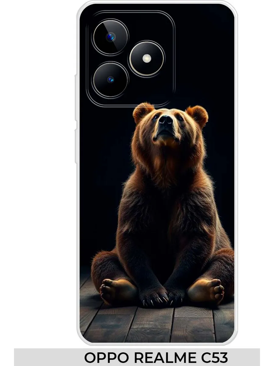 oppo / Чехол на Realme C53 C51 Медведь