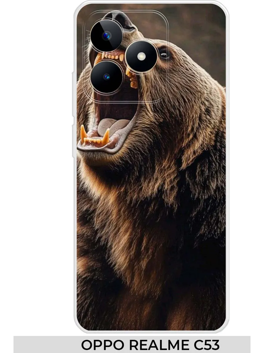 oppo / Чехол на Realme C53 C51 Медведь