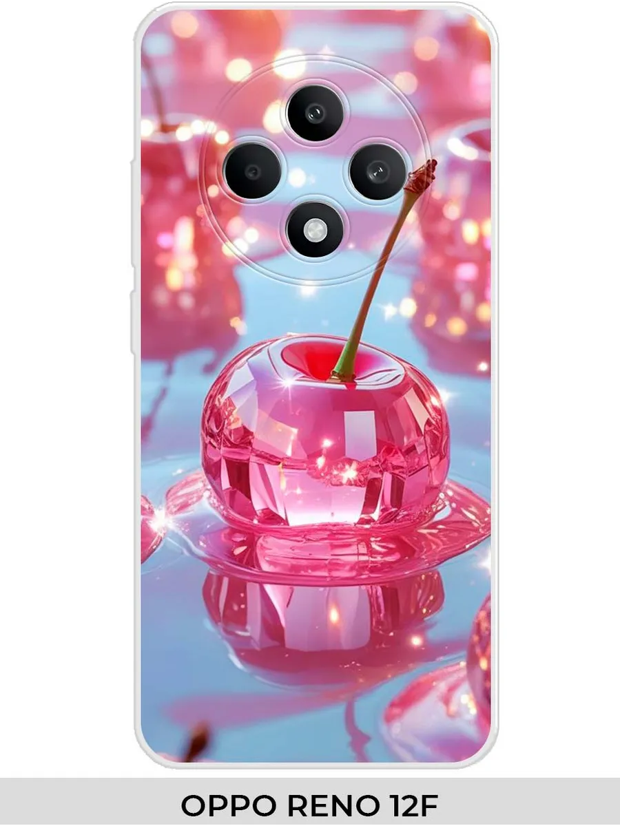 oppo / Чехол на RENO 12F вишня