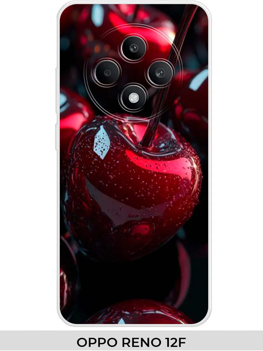 oppo / Чехол на RENO 12F вишня