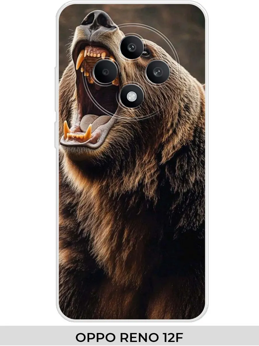 oppo / Чехол на RENO 12F Медведь