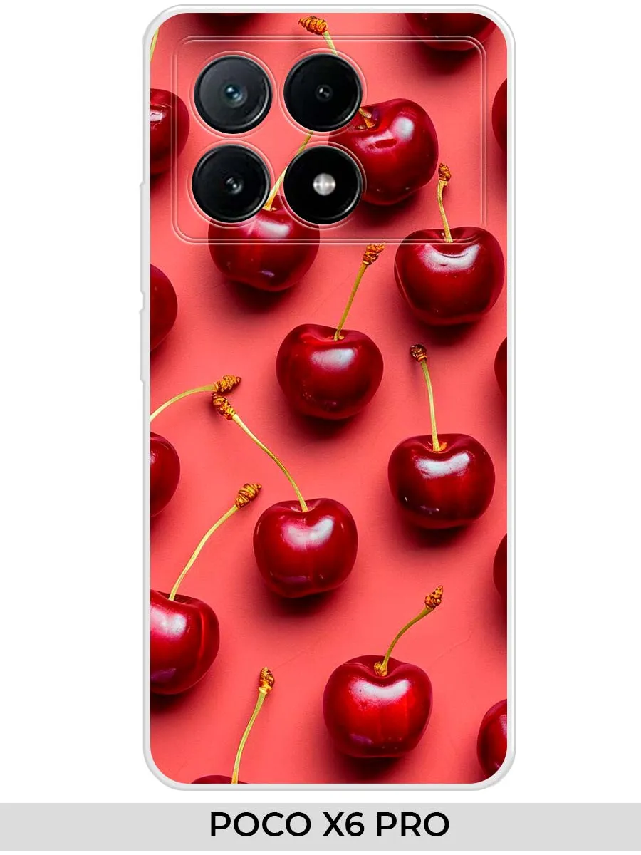 Xiaomi / Чехол на POCO X6 PRO K70E вишня