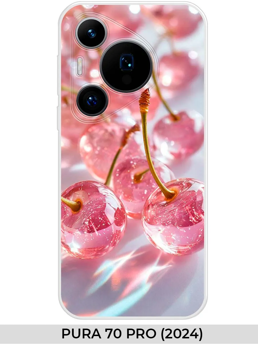 Huawei / Чехол на PURA 70 PRO (2024) вишня