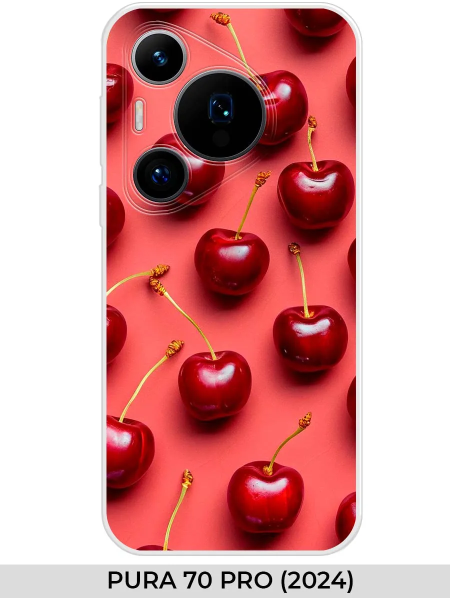 Huawei / Чехол на PURA 70 PRO (2024) вишня