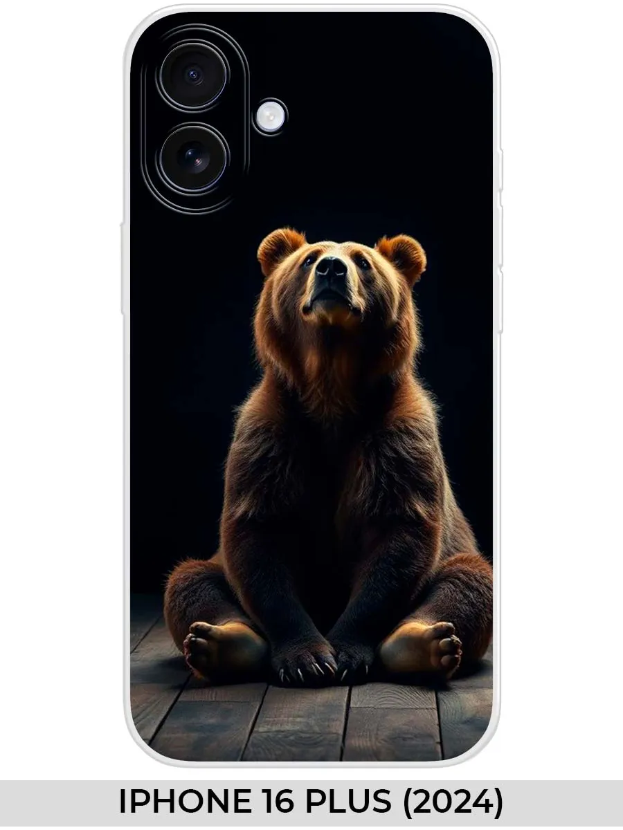 NOOTO / Чехол на iPhone 16 Plus (2024) Медведь