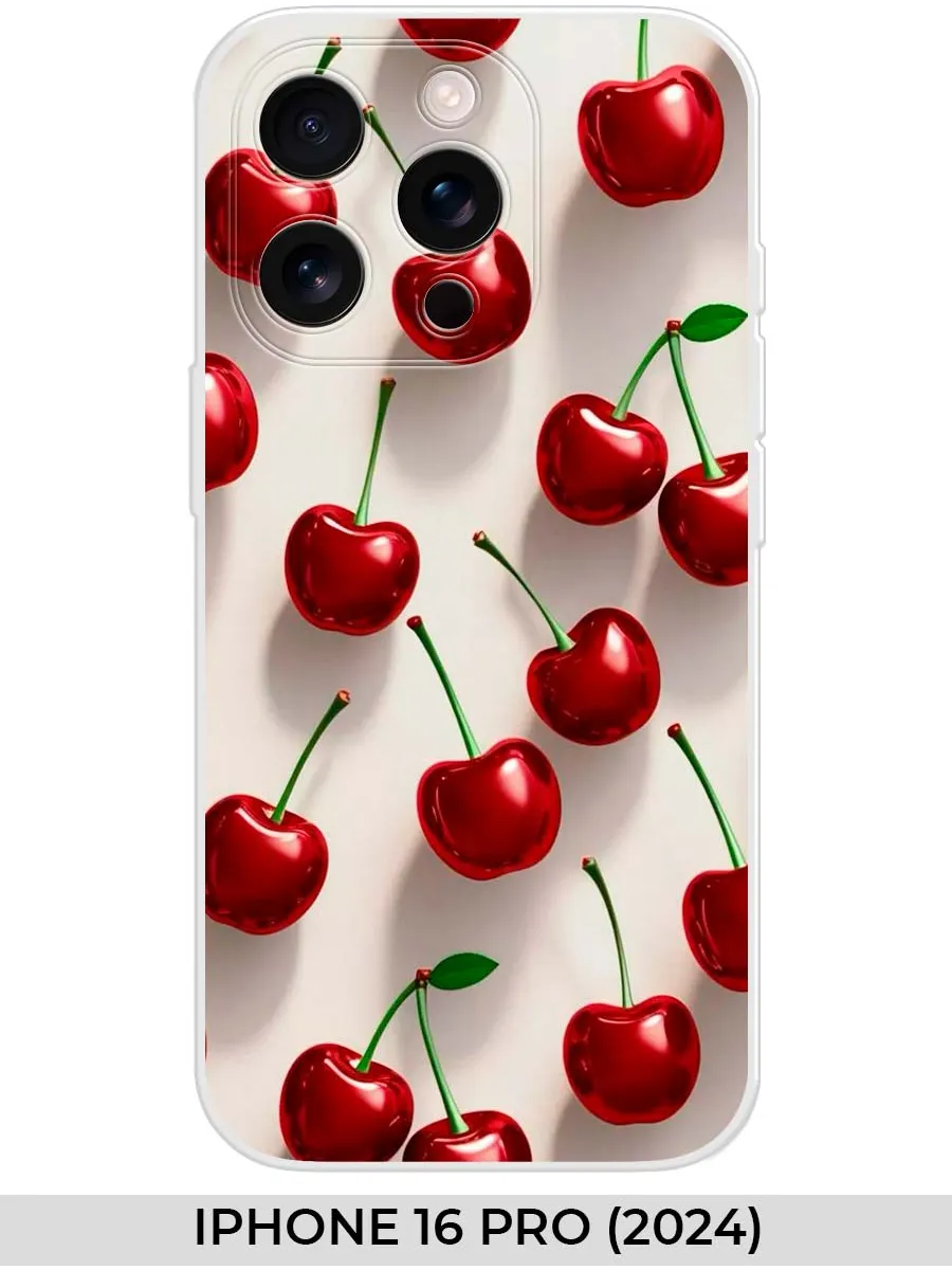 NOOTO / Чехол на iPhone 16 PRO (2024) вишня