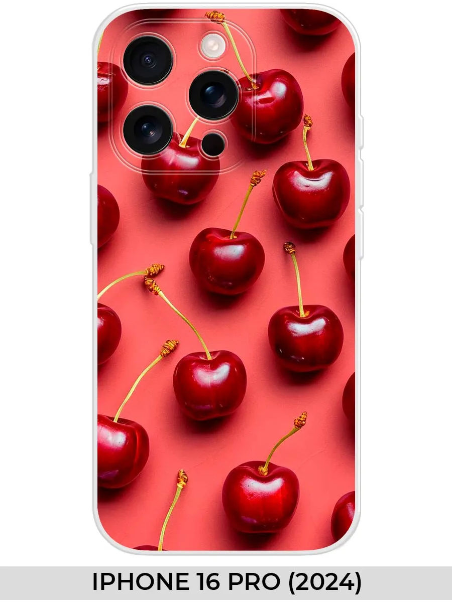 NOOTO / Чехол на iPhone 16 PRO (2024) вишня