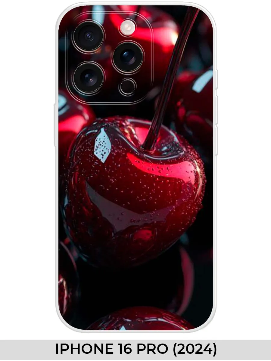 NOOTO / Чехол на iPhone 16 PRO (2024) вишня