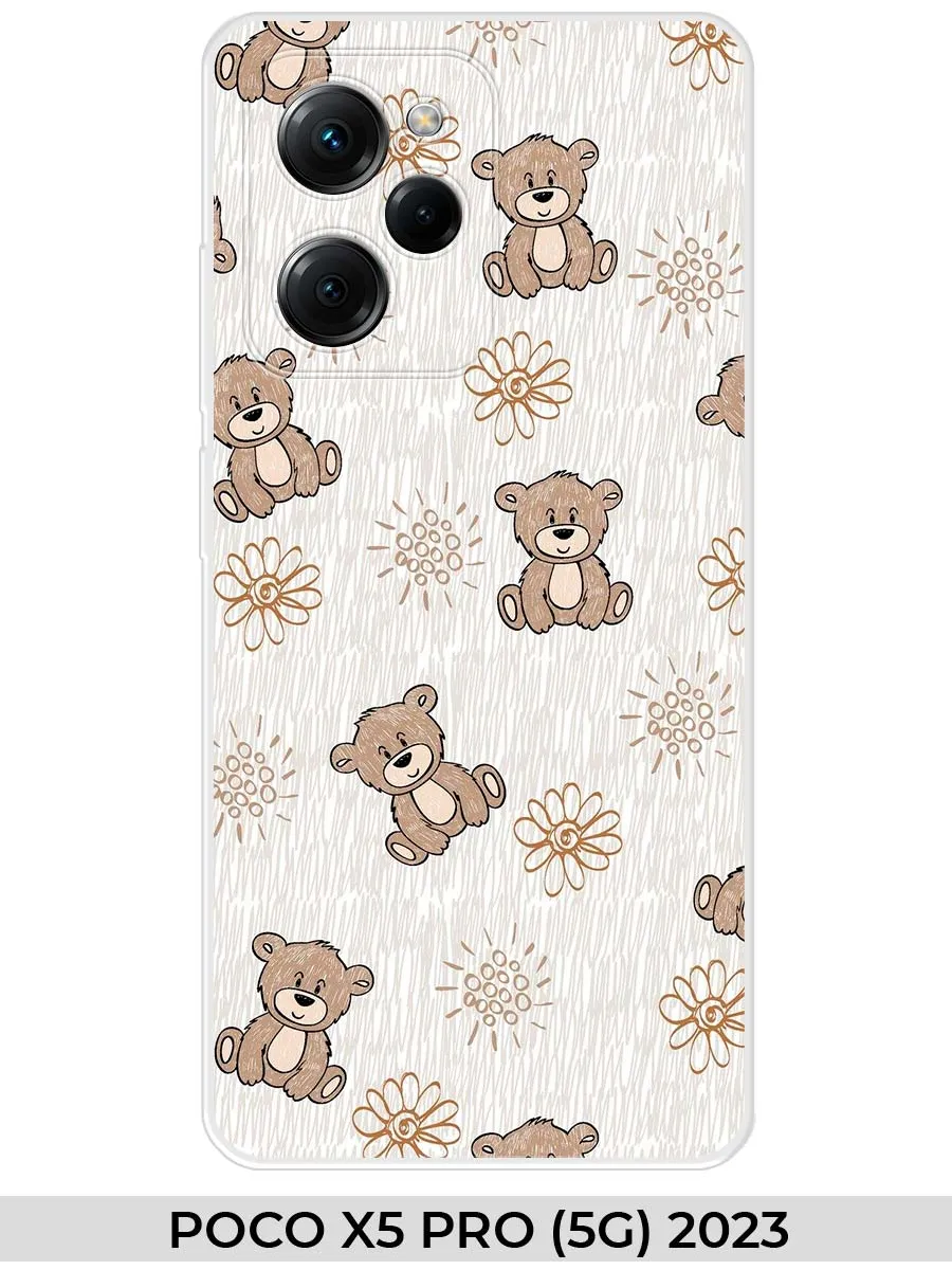 Xiaomi / Чехол на POCO X5 PRO (для Поко Икс 5 про) мишка