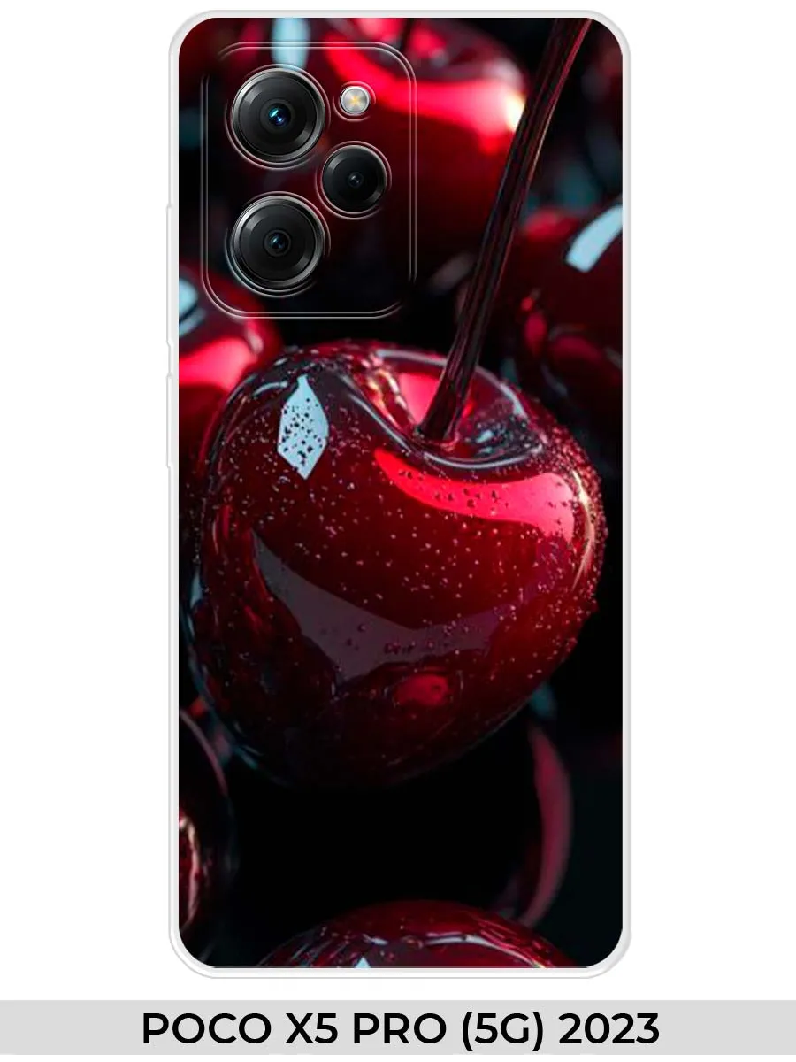 Xiaomi / Чехол на POCO X5 PRO (для Поко Икс 5 про) вишня