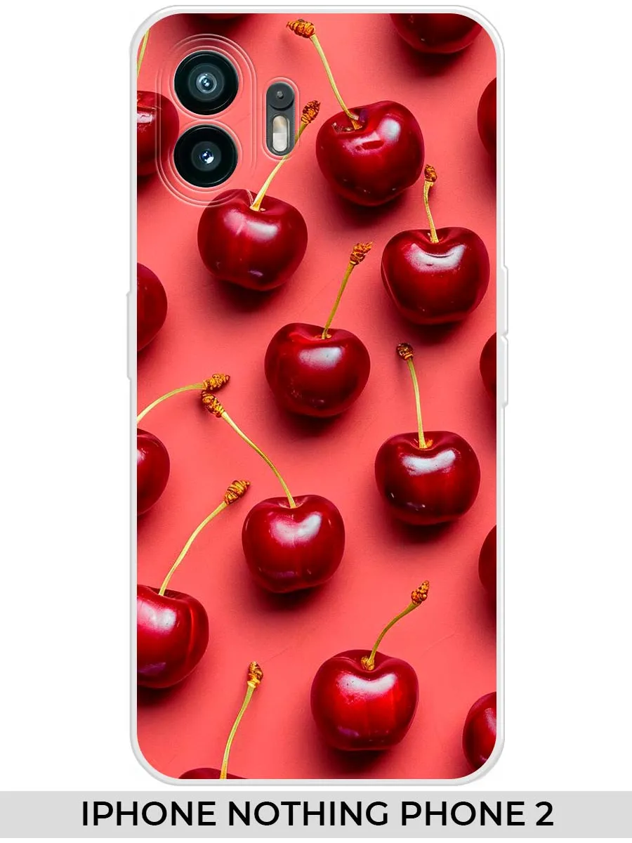 NOOTO / Чехол на iPhone Nothing Phone 2 вишня