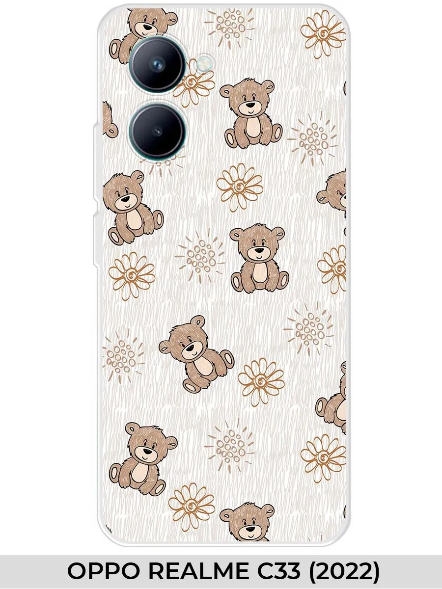 Realme / Чехол на Oppo C33 (для Оппо Реалми Ц33) мишка