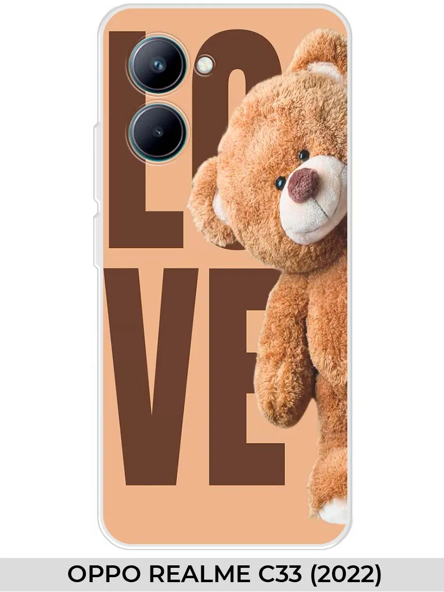 Realme / Чехол на Oppo C33 (для Оппо Реалми Ц33) мишка