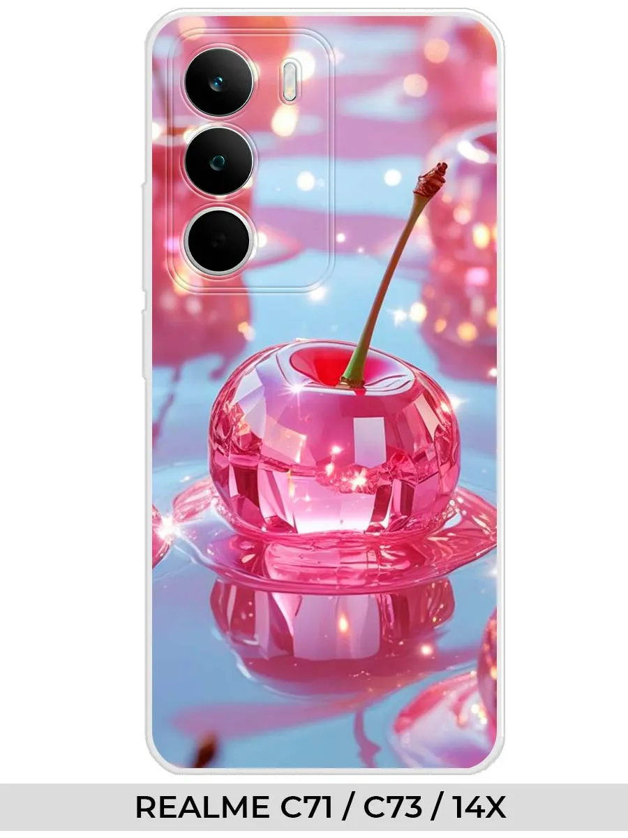 Realme / Чехол на C71 C73 14X (без защиты камеры) вишня