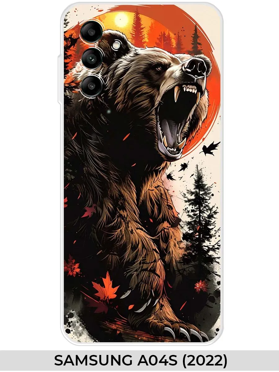 Samsung / Чехол на A04S (для Самсунг гэлакси а04с) Медведь