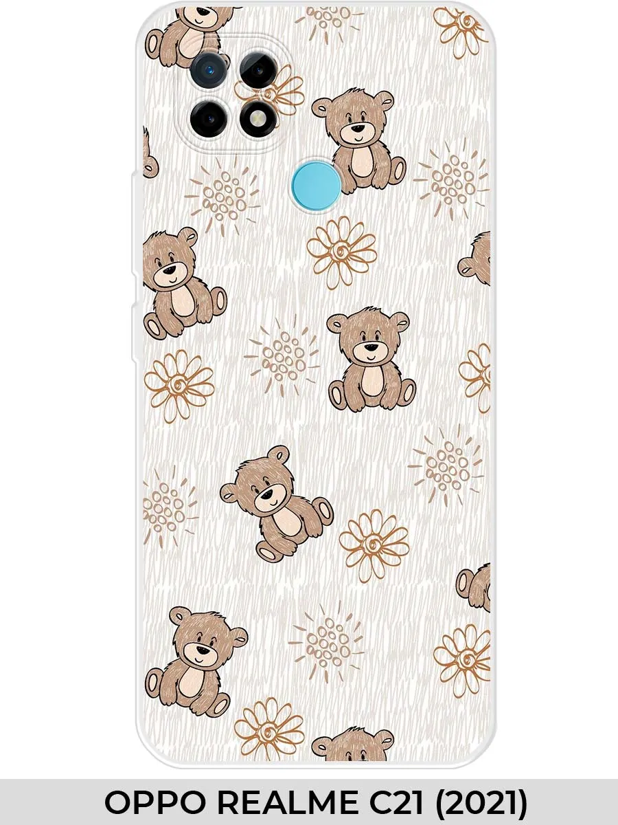 Realme / Чехол на Oppo C21 (для Оппо Реалми Ц21) мишка