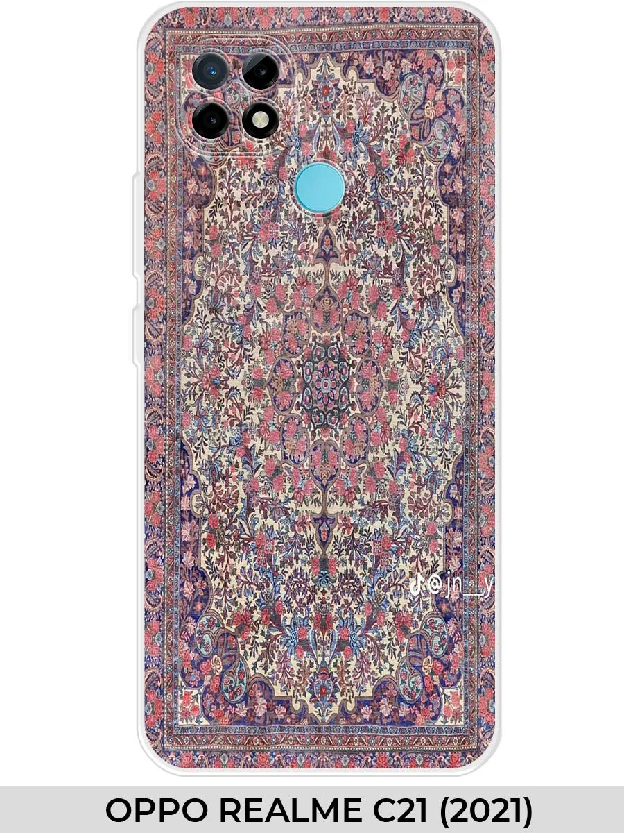 Realme / Чехол на Oppo C21 (для Оппо Реалми Ц21) ковёр