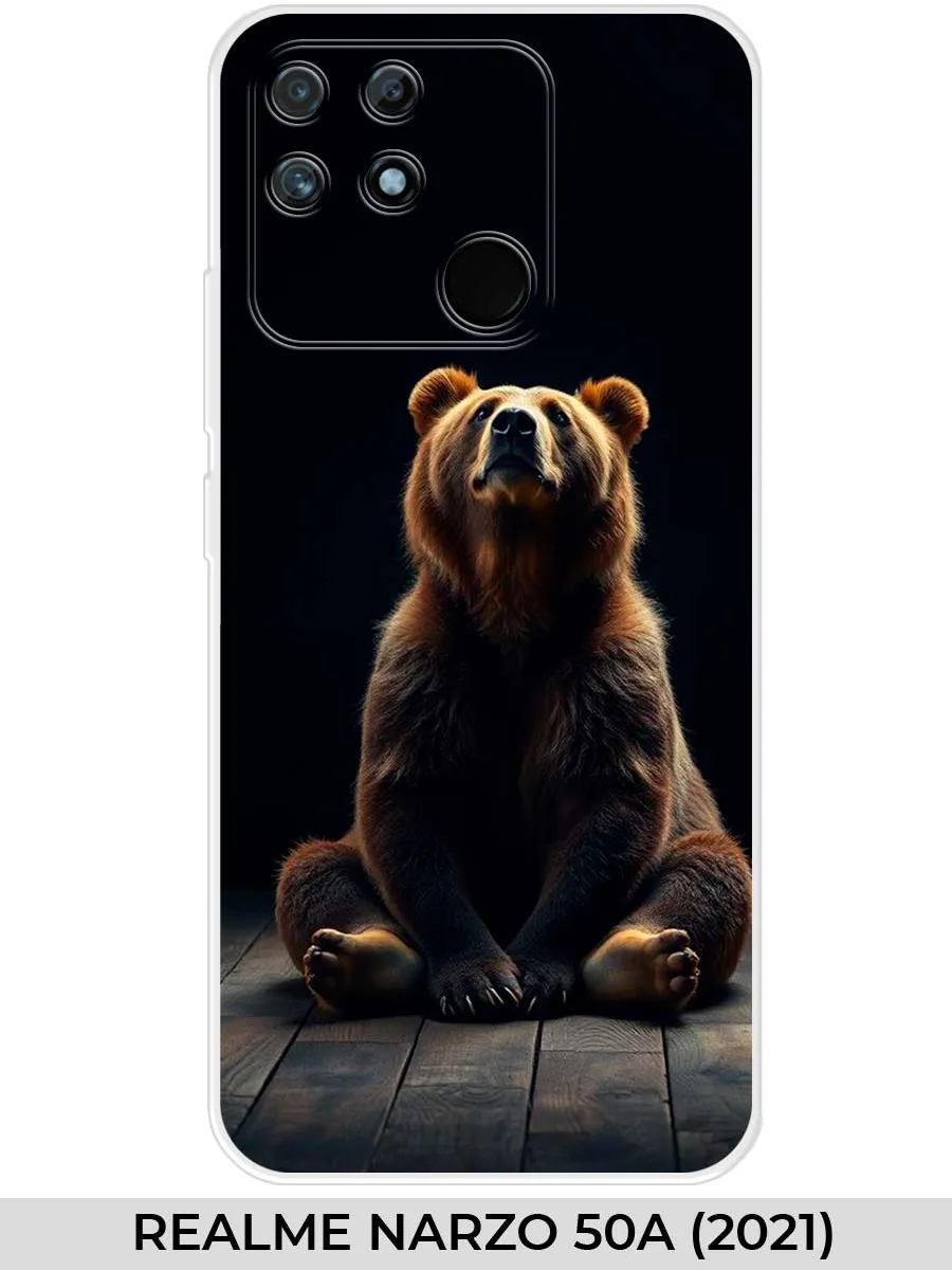 Realme / Чехол на Oppo Narzo 50A Медведь