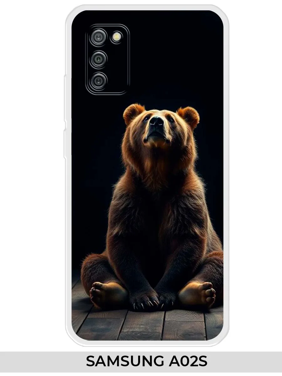 Samsung / Чехол на A02s (для Самсунг а 02с) Медведь