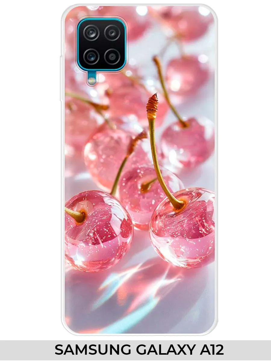 Samsung / Чехол на A12 (для Самсунг А12) вишня