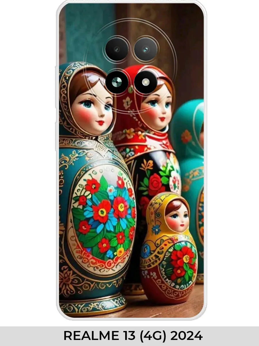 Realme / Чехол на 13 (4G) 2024 с матрешкой