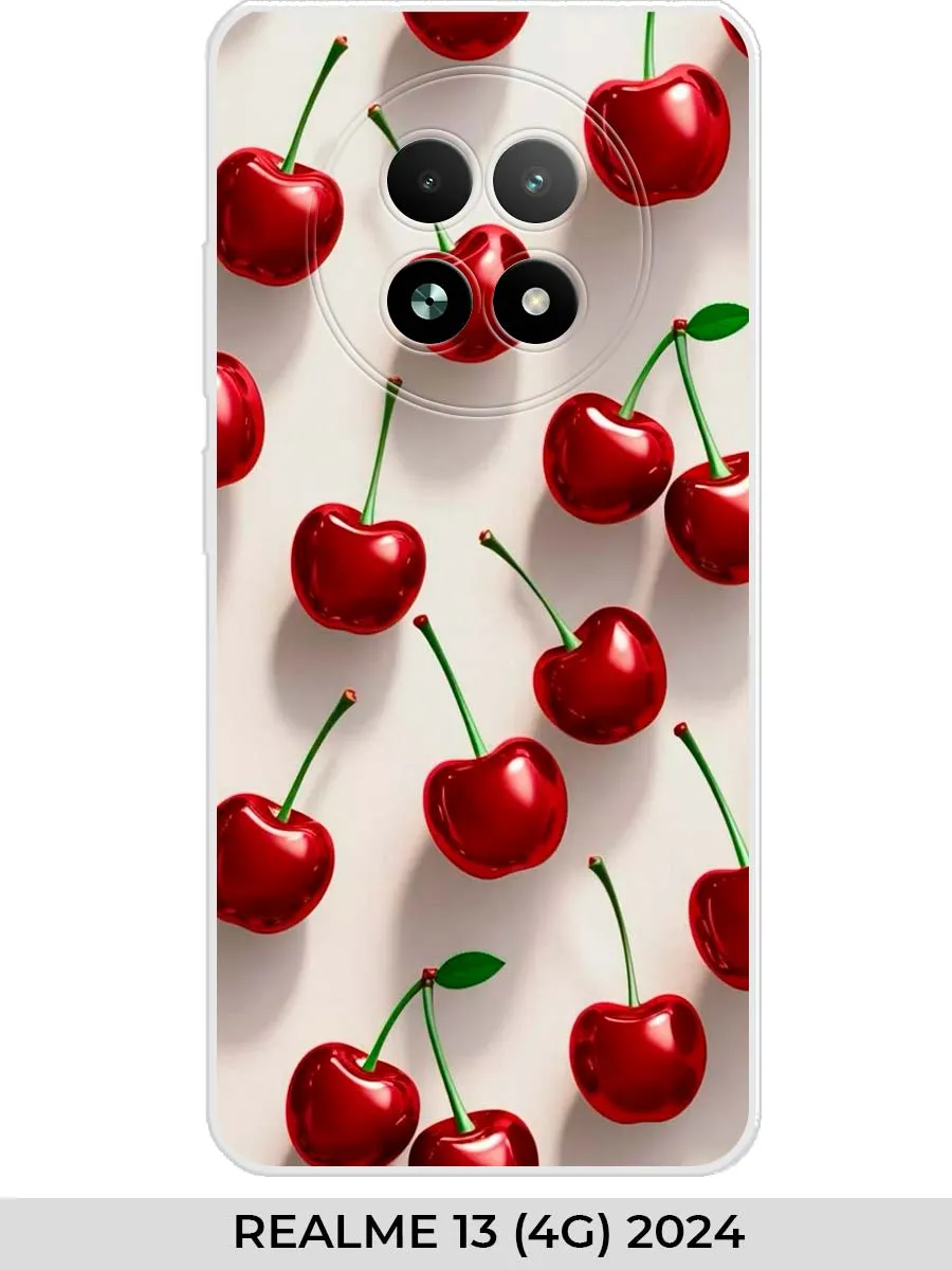 Realme / Чехол на 13 (4G) 2024 вишня