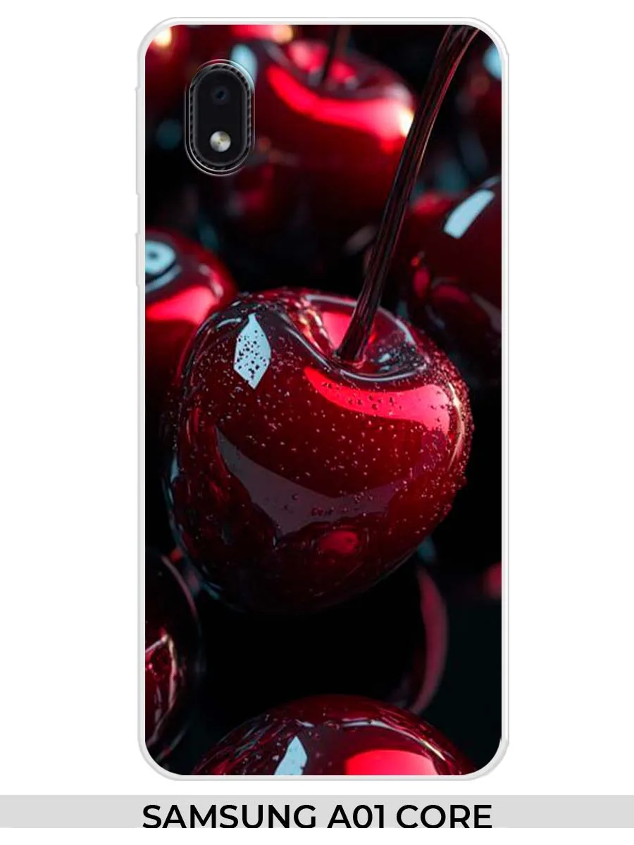 Samsung / Чехол на A01 core (для Самсунг а 01кор) вишня