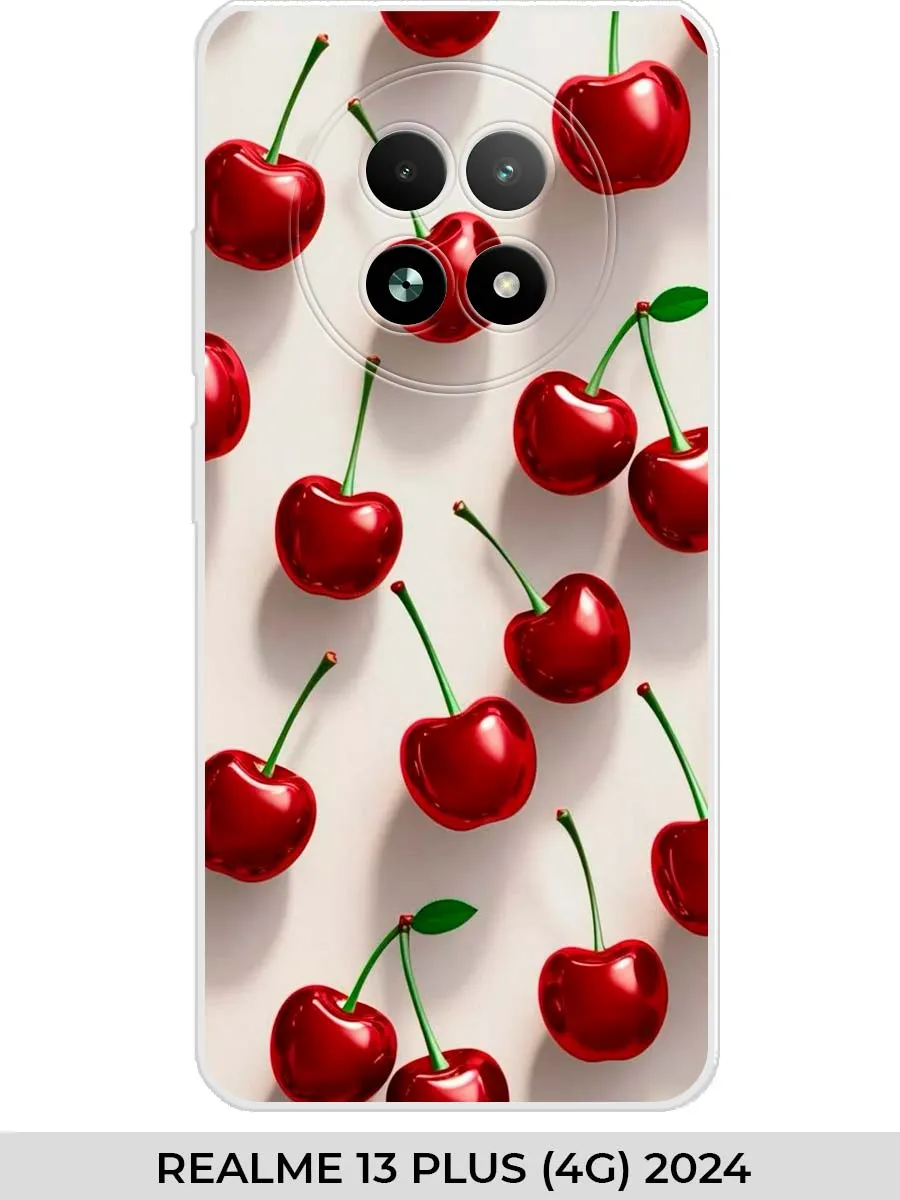 Realme / Чехол на 13 Plus (4G) 2024 вишня