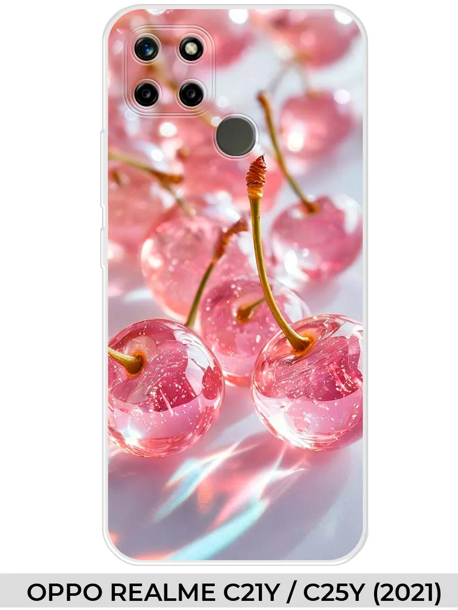 Realme / Чехол на OPPO C21Y C25Y вишня