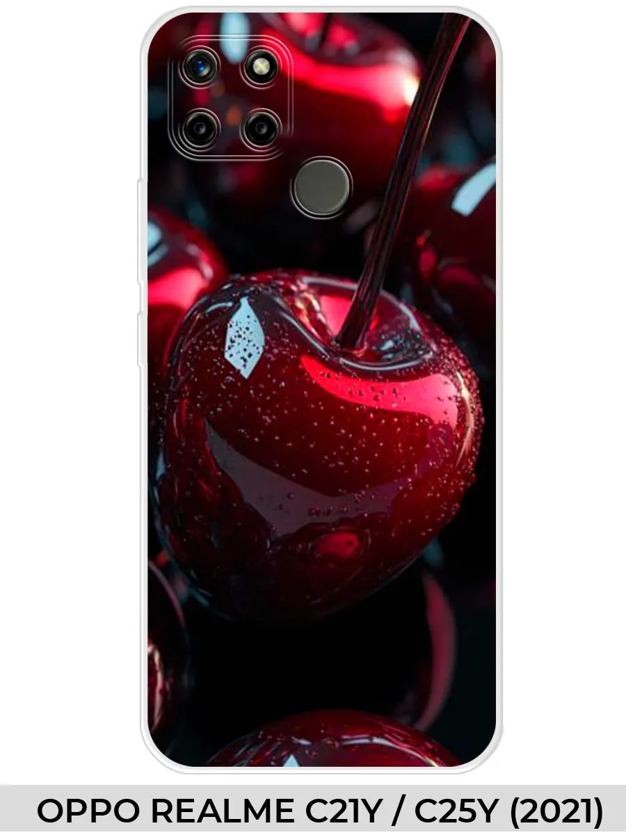 Realme / Чехол на OPPO C21Y C25Y вишня