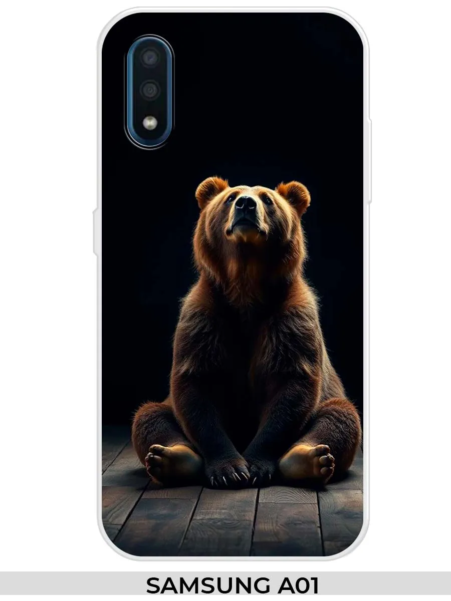 Samsung / Чехол на A01 (для Самсунг ) Медведь