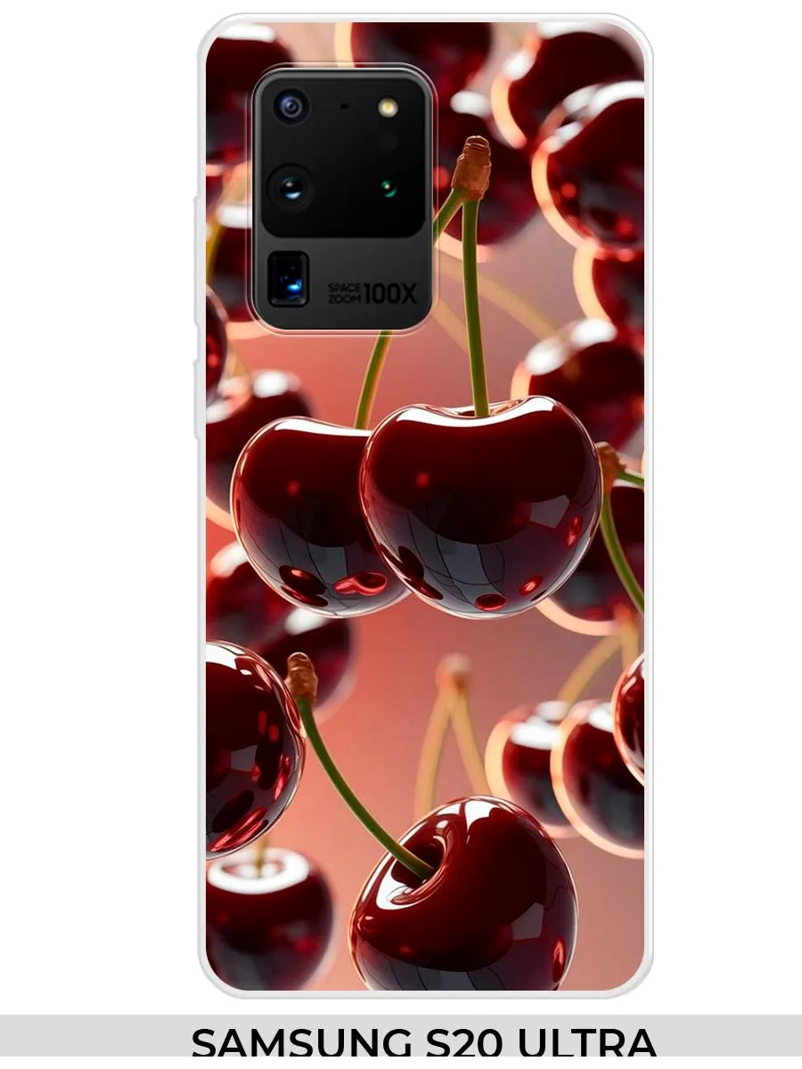 Samsung / Чехол на S20 Ultra S11 Plus вишня