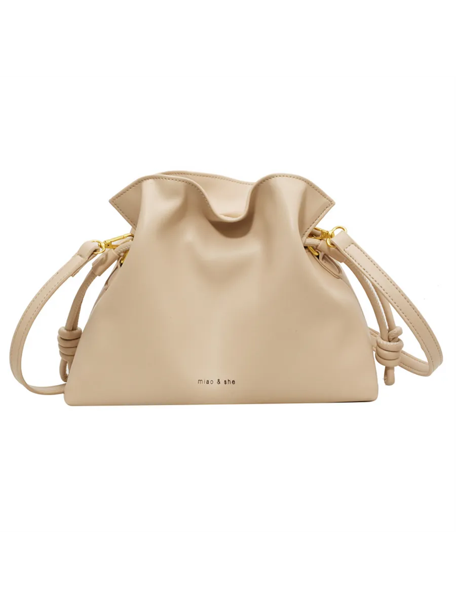 Сумка через плечо из PU с drawstring и дизайном Bucket 8815…