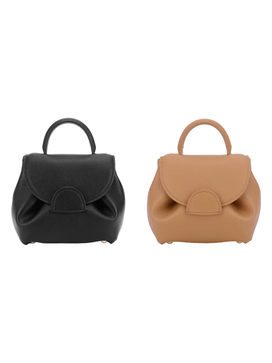 Сумка через плечо Piggy Bag, материал PU, без логотипа, черн…