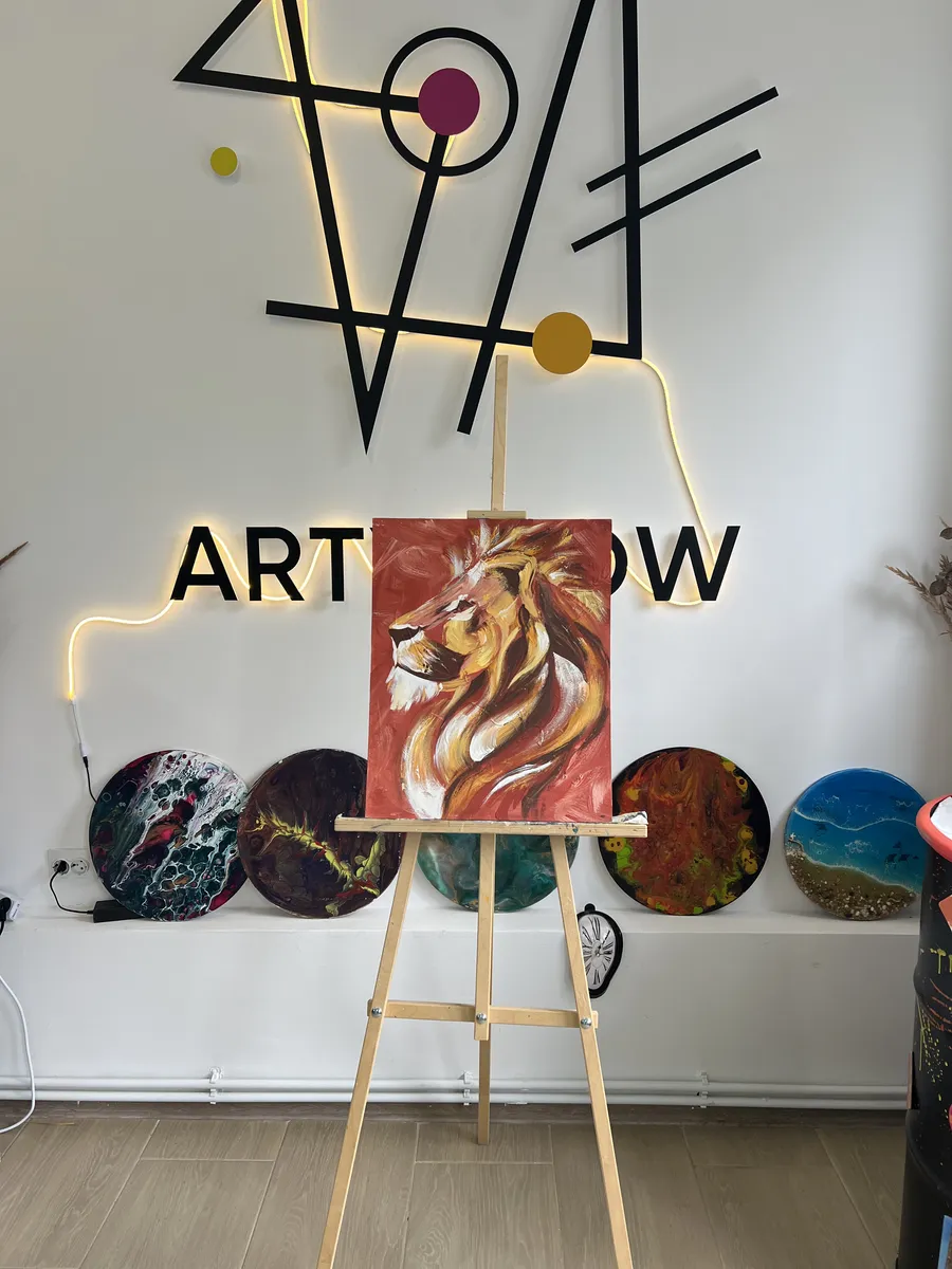 Artyflow / Картина интерьерная «Царь зверей» ручная работа, 50х40
