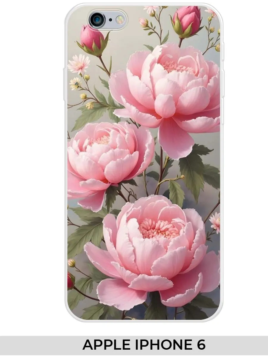 NOOTO / Чехол на Apple iPhone 6 (для Айфон 6) розами