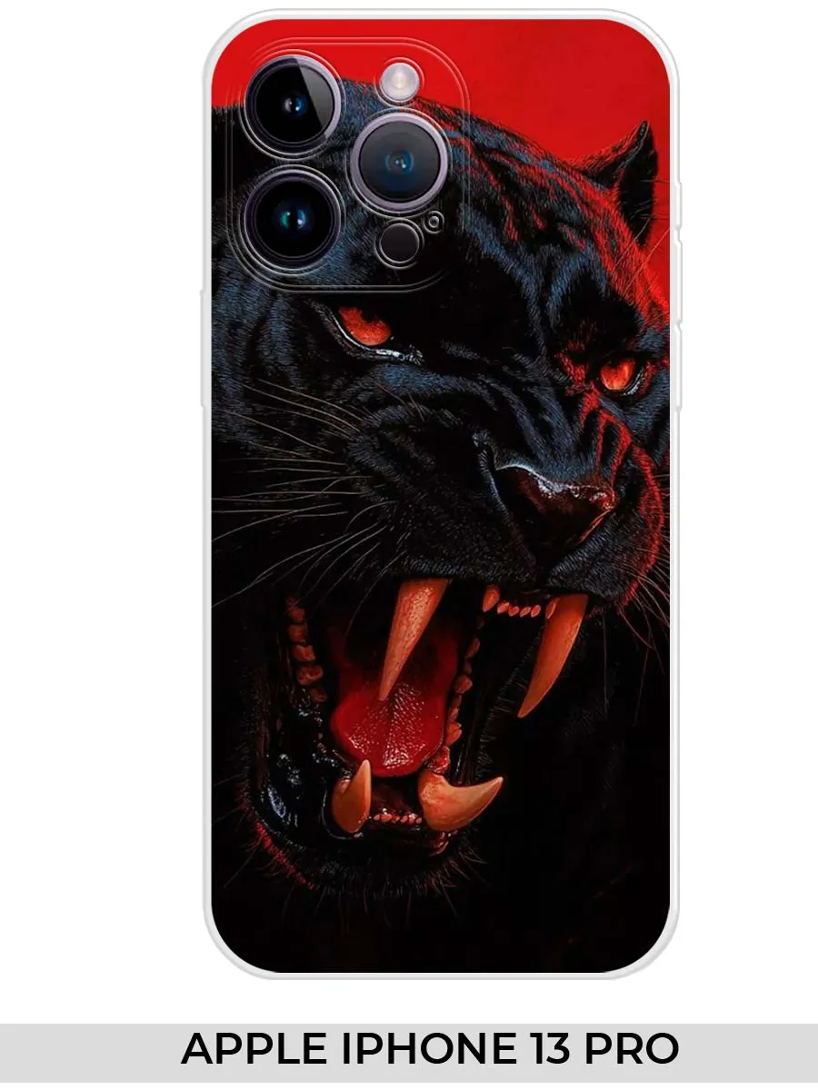 NOOTO / Чехол на Apple iPhone 13 PRO (для Айфон 13 про) пантерой