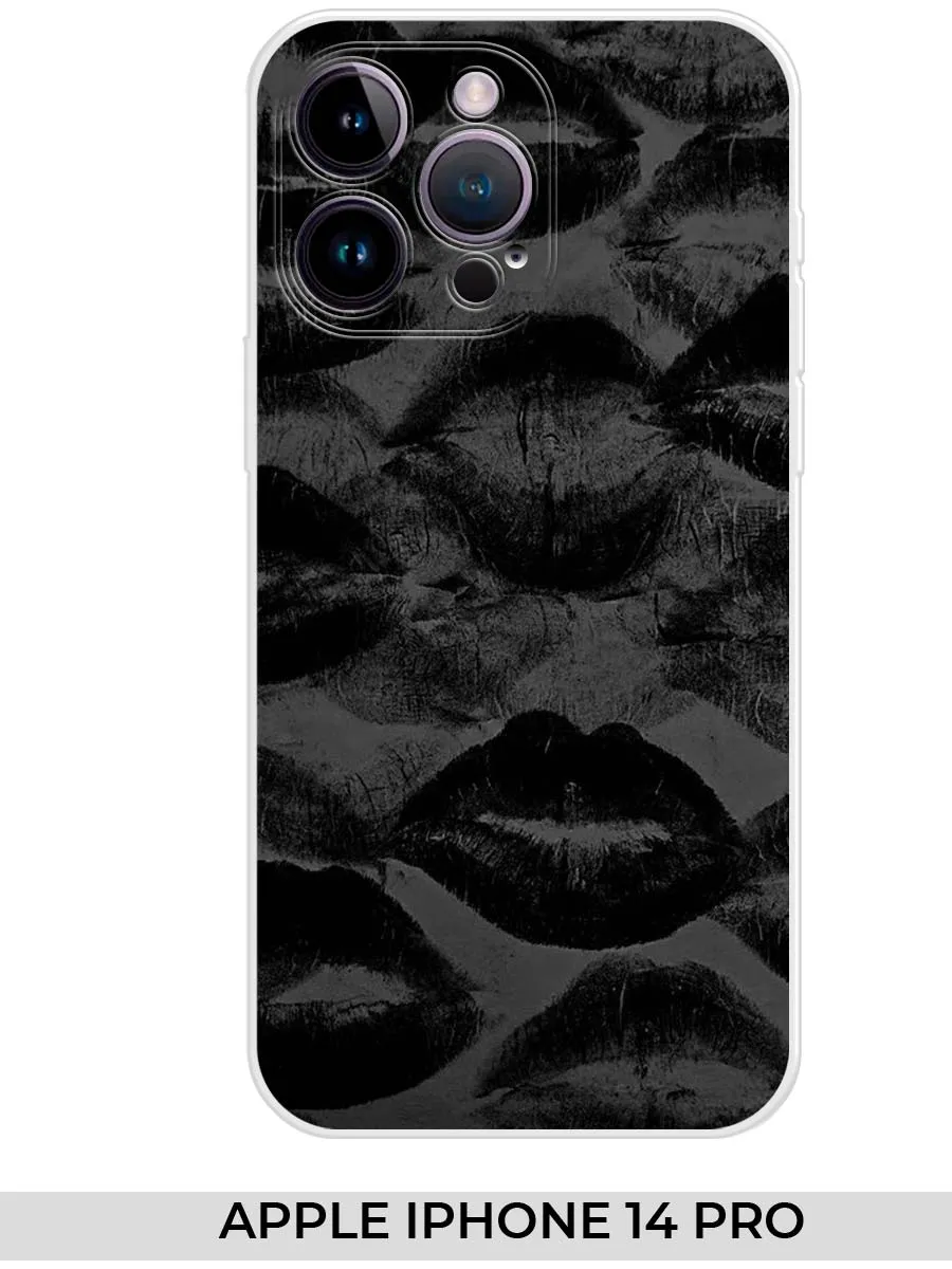 NOOTO / Чехол на Apple iPhone 14 PRO (для Айфон 14 про) поцелуи