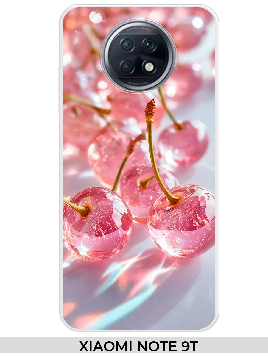 Xiaomi / Чехол на Redmi Note 9T (для Ксяоми нот 9т) вишня