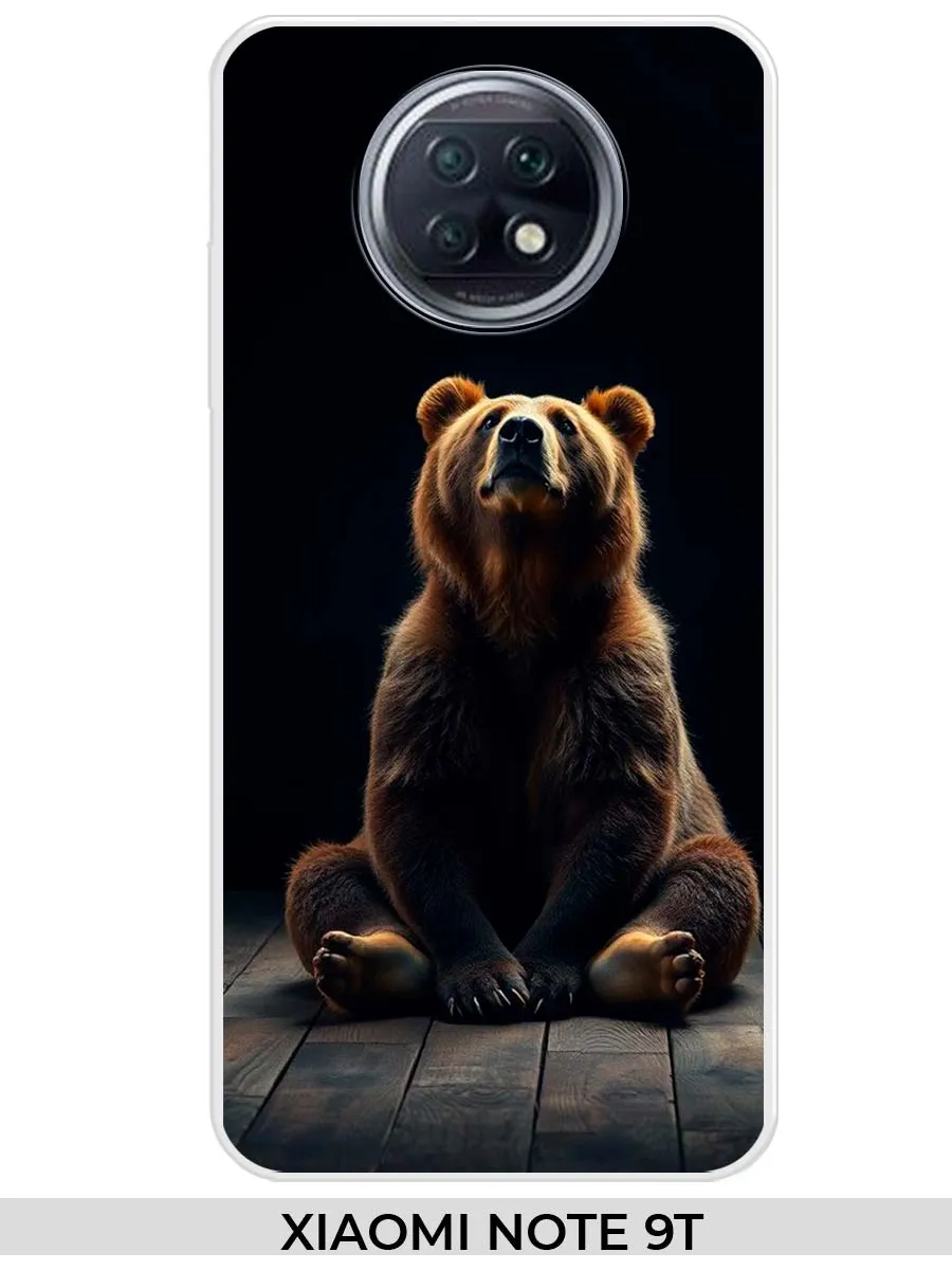 Xiaomi / Чехол на Redmi Note 9T (для Ксяоми нот 9т) Медведь