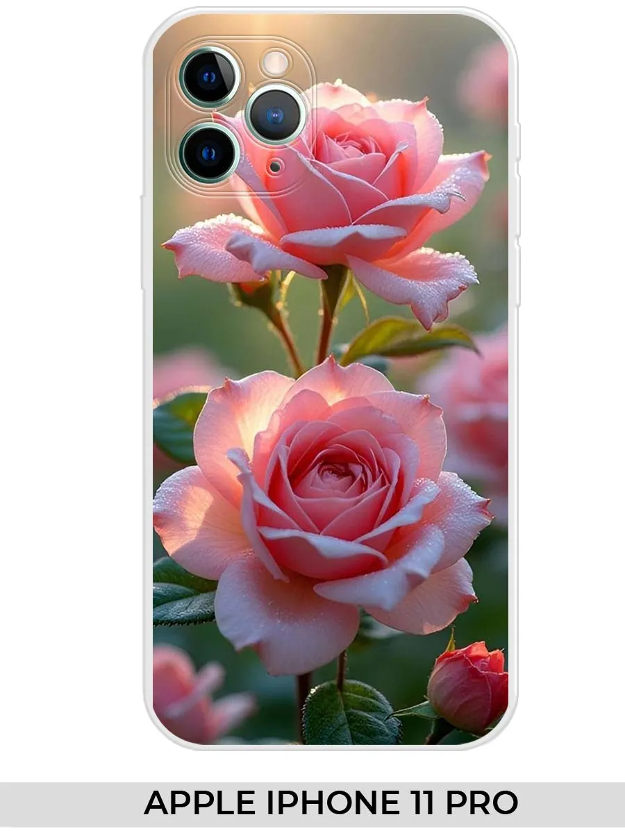 NOOTO / Чехол на Apple iPhone 11 PRO (для Айфон 11 про) розами