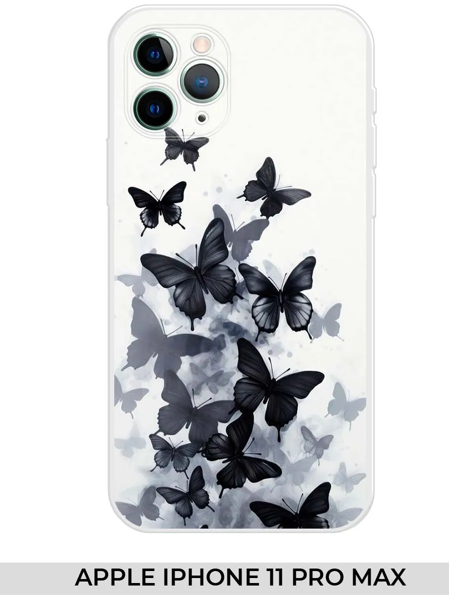 NOOTO / Чехол на Apple iPhone 11 PRO MAX с бабочками