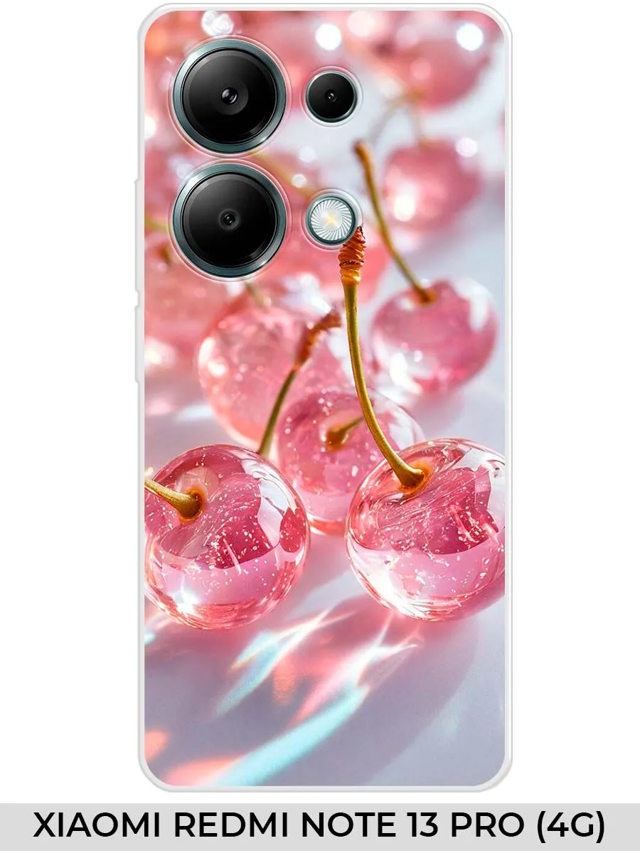 Xiaomi / Чехол на Redmi NOTE 13 PRO (4G) вишня